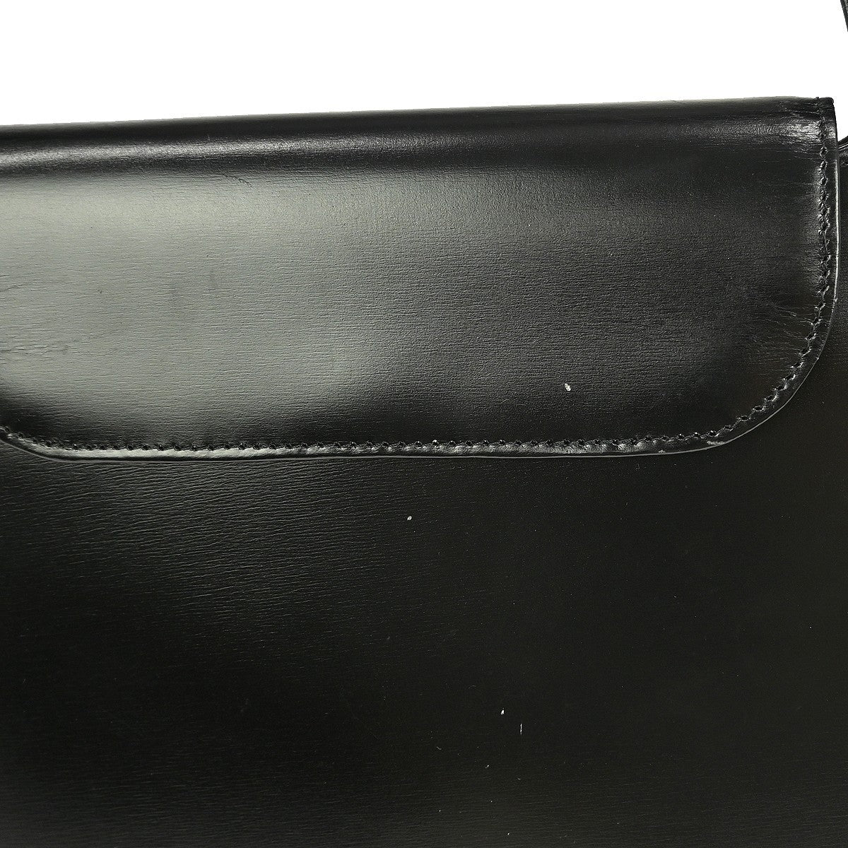 Christian Dior Vintage Handbag Leather, BLACK, LEATHER, Handbag
