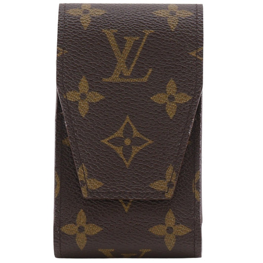 Louis Vuitton Etui Cigarette Case Monogram canvas, BROWN, CANVAS, Toiletry Case