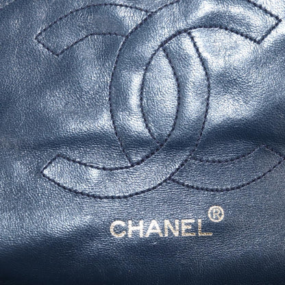 Chanel Vintage Envelope Flap Shoulder Bag Quilted Lambskin, BLACK, LACE, Shoulder bag