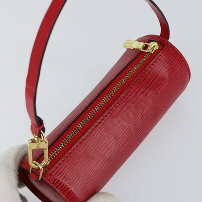 Louis Vuitton Soufflot Pochette Epi Leather, RED, LEATHER, Clutche & pouche