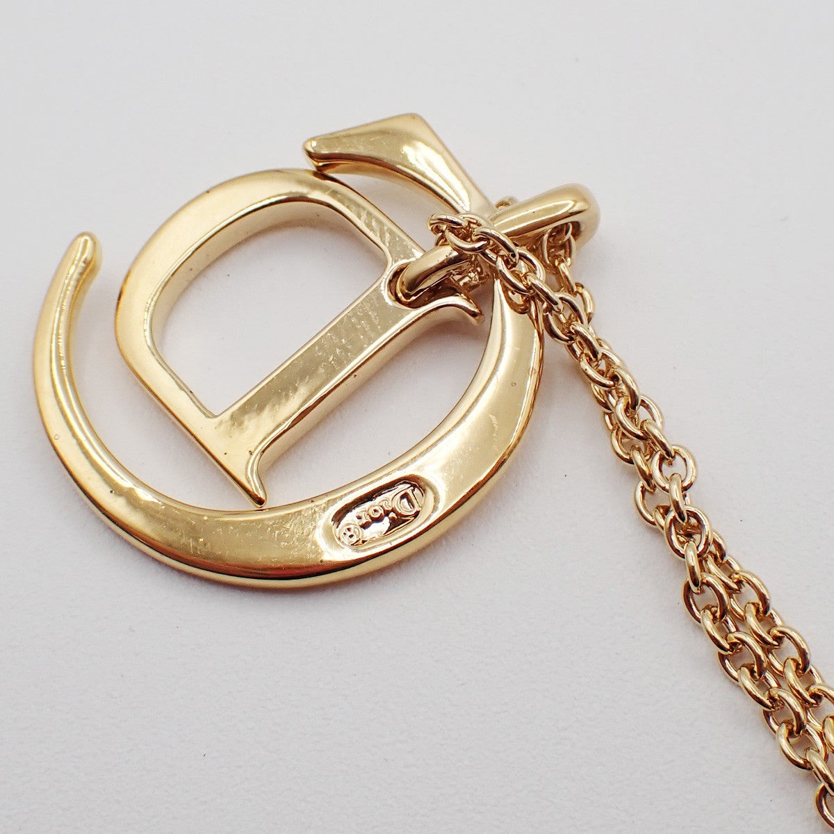 Christian Dior CD Logo necklace Metal, GOLD, GOLD_PLATED, Necklace