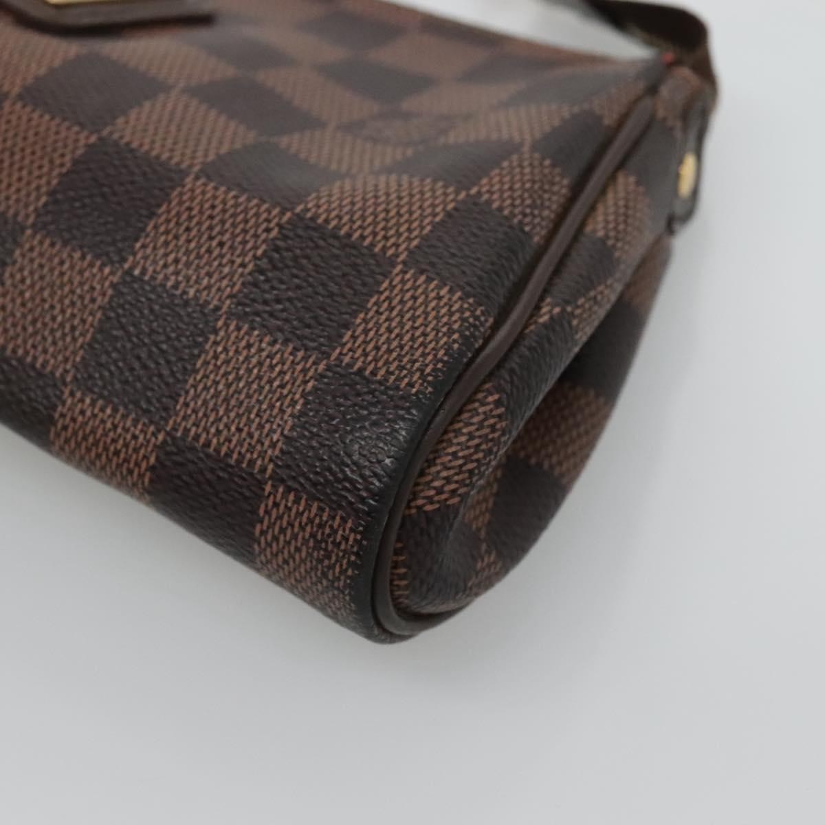 Louis Vuitton Eva Handbag Damier, BROWN, CANVAS, Shoulder bag