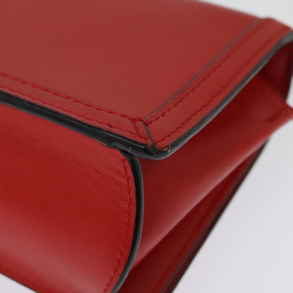Loewe Barcelona Shoulder Bag Leather, RED, LEATHER, Shoulder bag