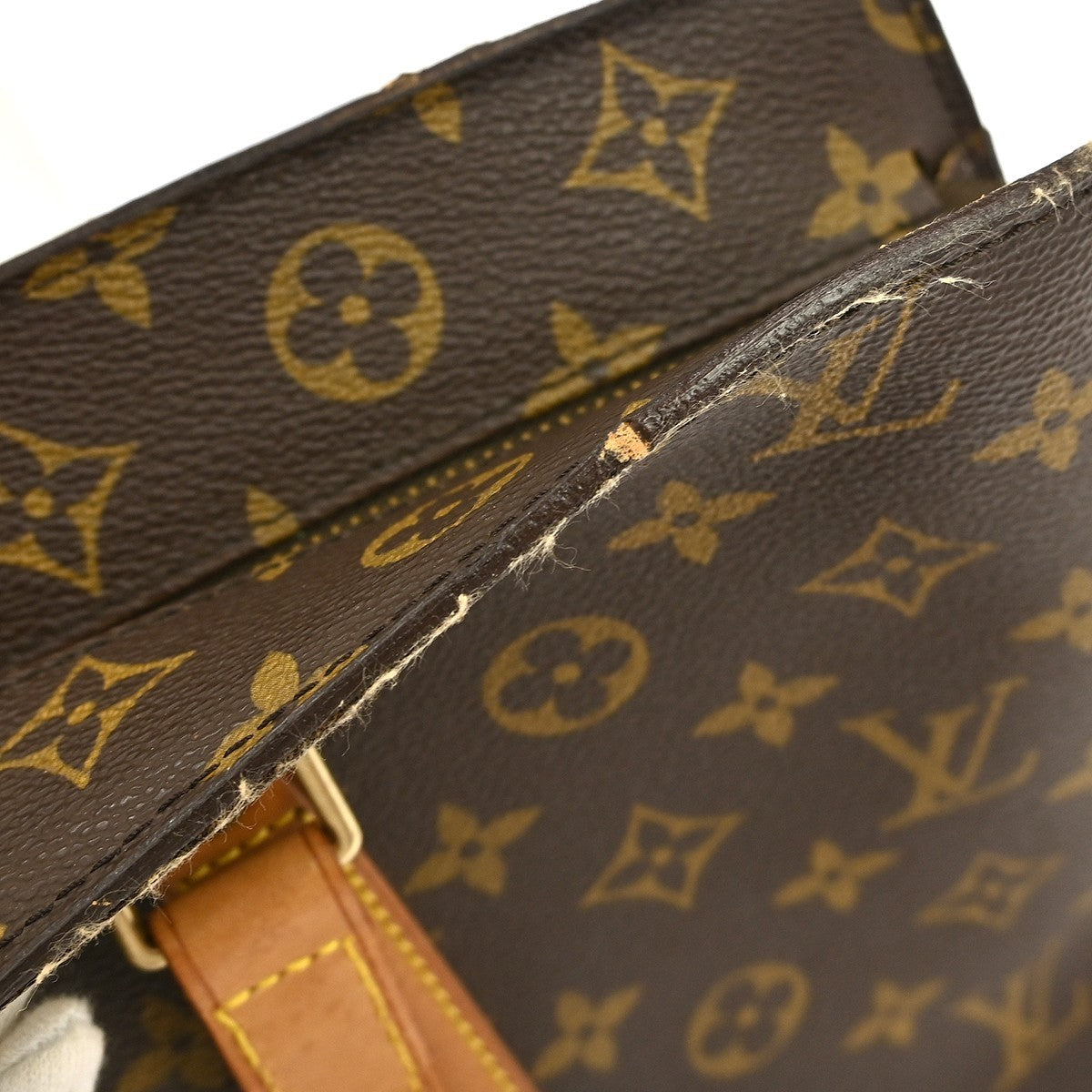 Louis Vuitton Babylone Handbag Monogram Canvas, BROWN, CANVAS, Tote bag