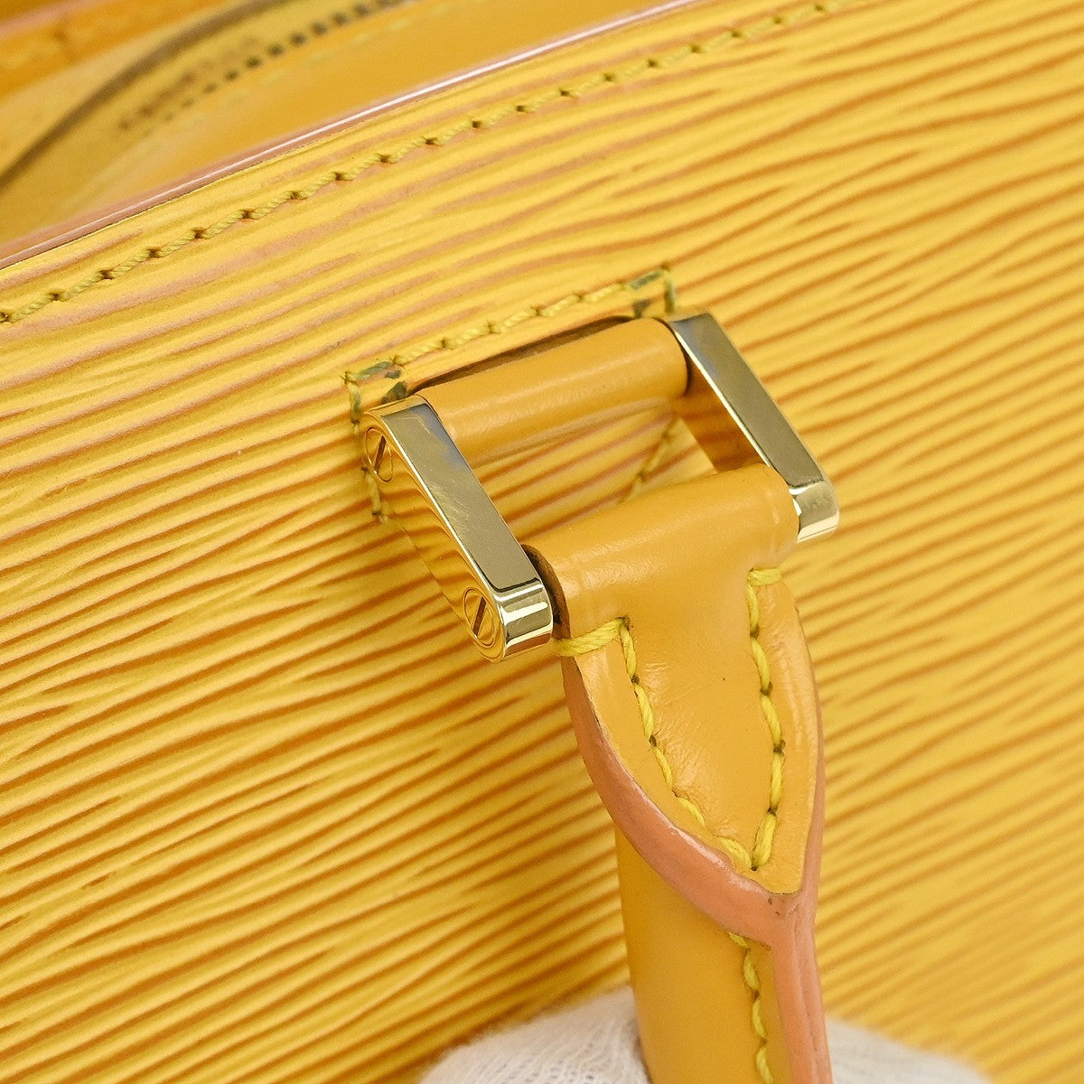 Louis Vuitton Pont Neuf Handbag Epi Leather, Yellow, Leather, Handbag