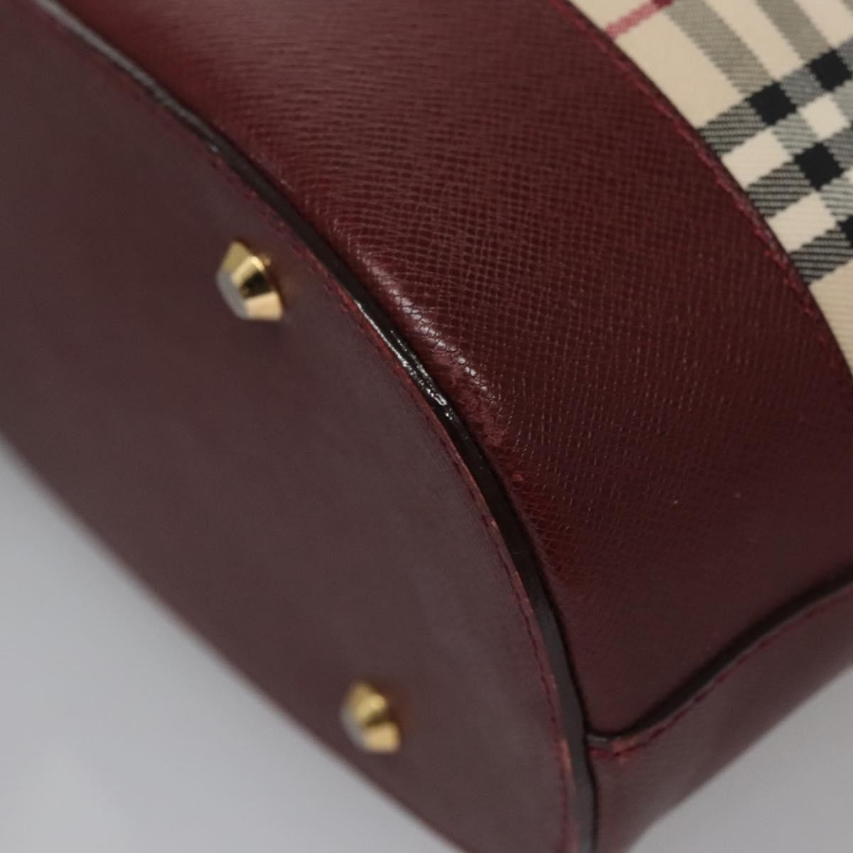 Burberry Nova Check Tote Canvas and Leather, BEIGE, CANVAS, Tote bag