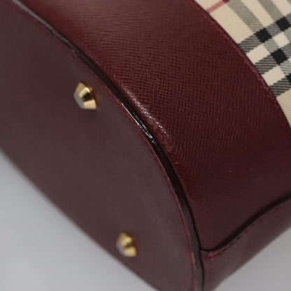 Burberry Nova Check Tote Canvas and Leather, BEIGE, CANVAS, Tote bag