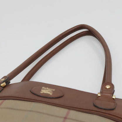 Burberry Nova check Shoulder bag Canvas, BEIGE, CANVAS, Shoulder bag