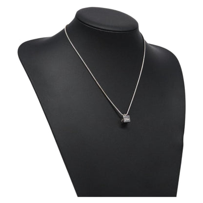Christian Dior CD Logo necklace Metal, SILVER, METAL, Necklace