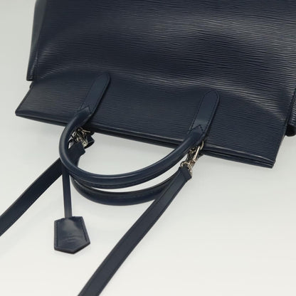 Louis Vuitton Marly Handbag Epi Leather, NAVY, LEATHER, Handbag