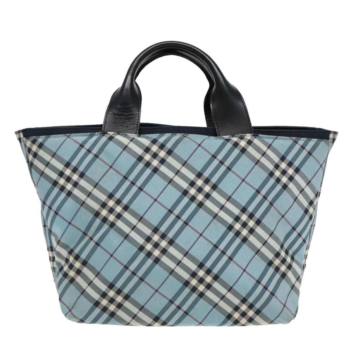 Burberry Nova Check Tote Nylon, BLUE, NYLON, Tote bag