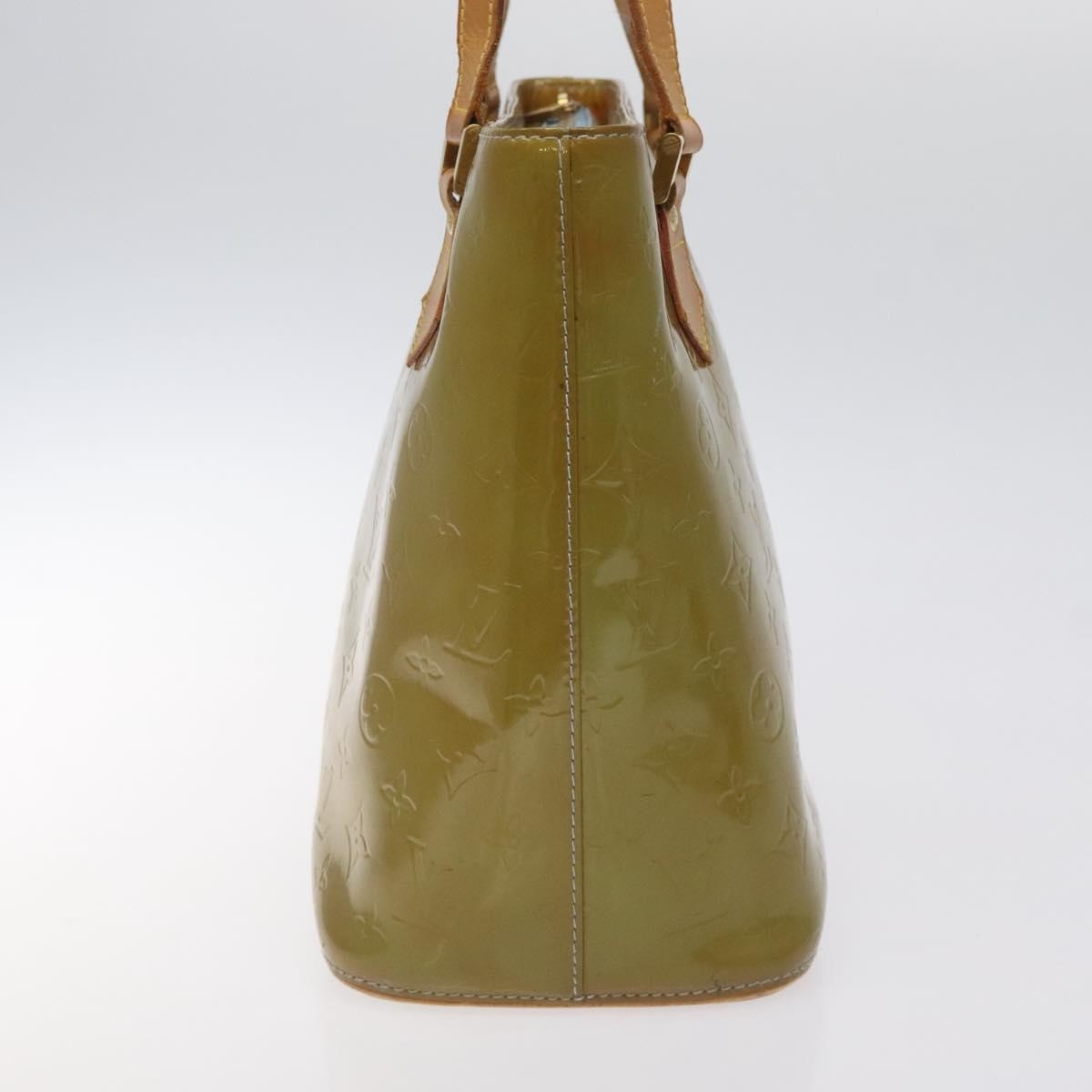 Louis Vuitton Houston Handbag Monogram Vernis, BLUE, PATENT_LEATHER, Handbag