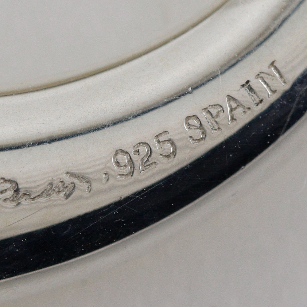 Tiffany & Co. Elsa Peretti Open Heart Pendant Necklace Sterling Silver, SILVER, SILVER, Necklace