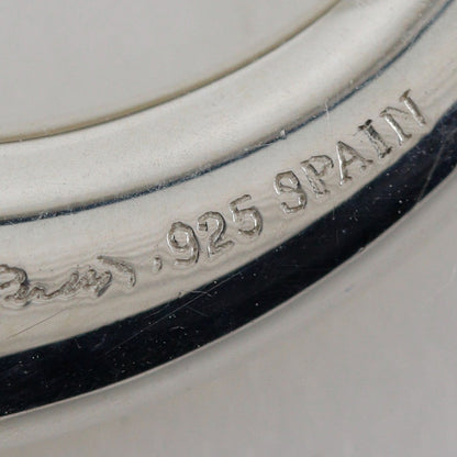 Tiffany & Co. Elsa Peretti Open Heart Pendant Necklace Sterling Silver, SILVER, SILVER, Necklace