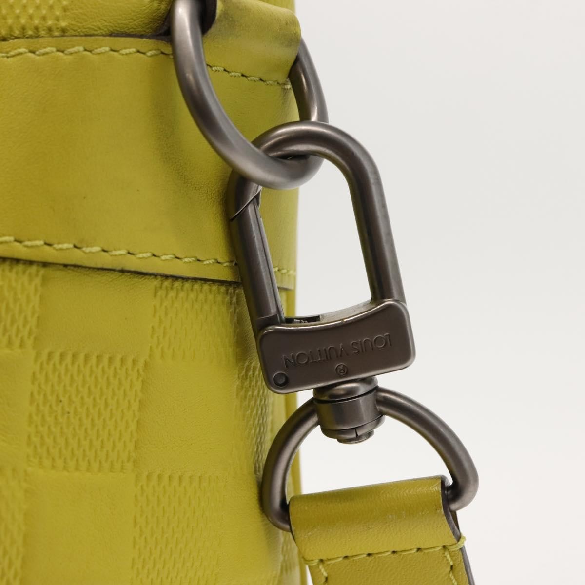Louis Vuitton Tadao Handbag Damier Infini Leather, YELLOW, LEATHER, Handbag