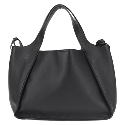 Stella McCartney Cabas tote bag leather, BLACK, LEATHER, Handbag