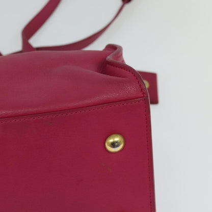 Saint Laurent Classic Y Cabas Leather, PINK, LEATHER, Tote bag