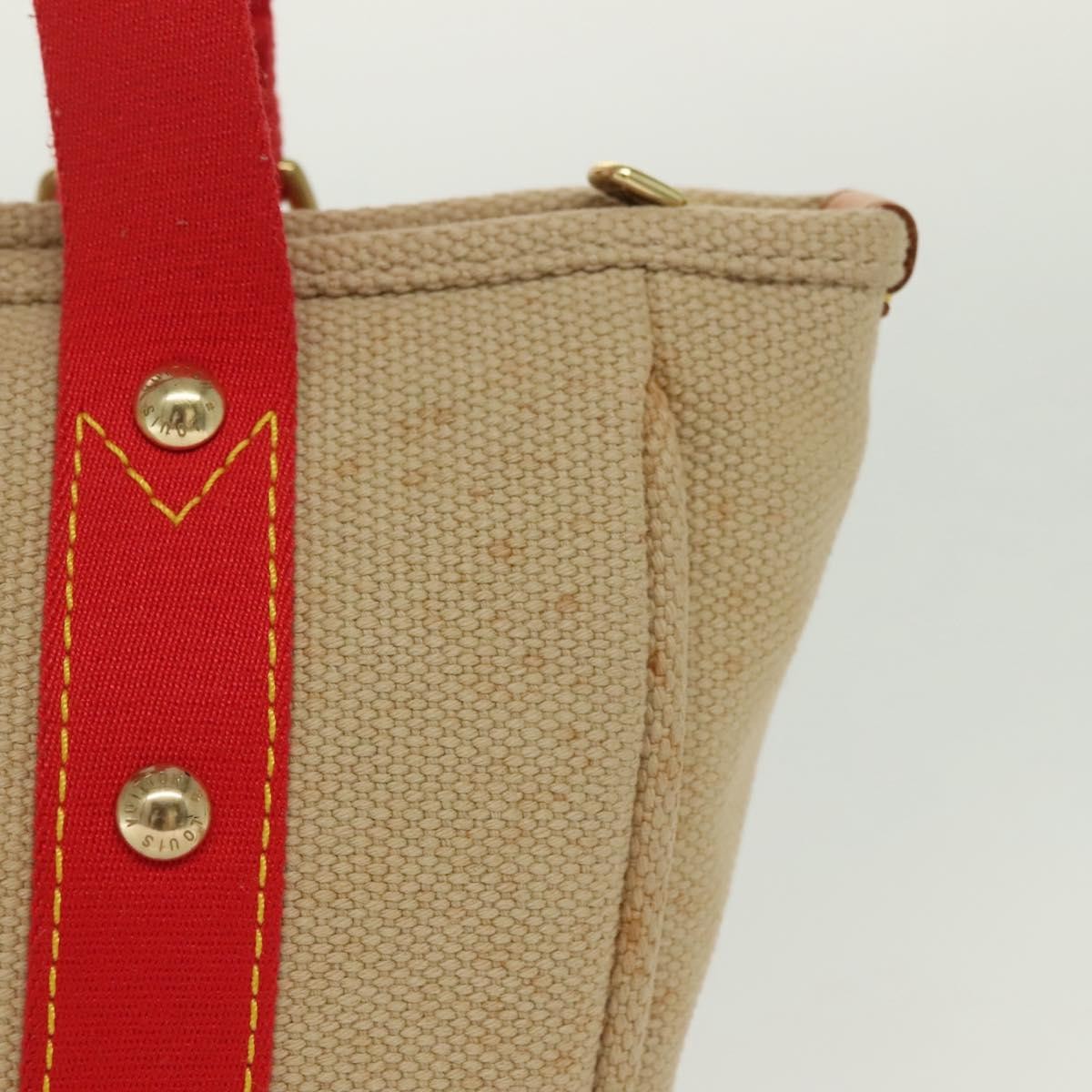 Louis Vuitton Antigua Tote Canvas, BEIGE, CANVAS, Tote bag