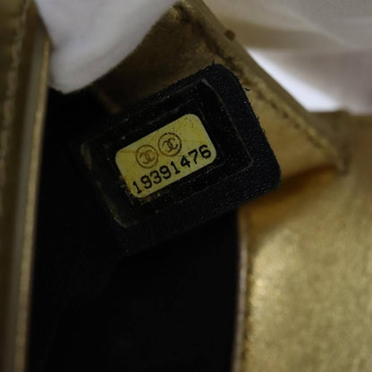 Chanel Boy Flap Bag Quilted Patent, GOLD, PATENT_LEATHER, Shoulder bag