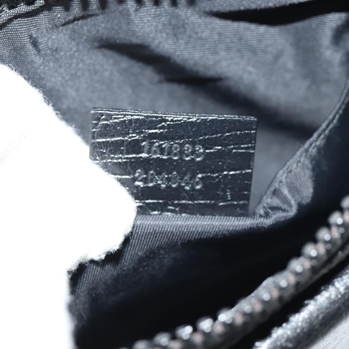 Gucci Waist Bag GG Coated Canvas, BLACK, CANVAS, Shoulder bag