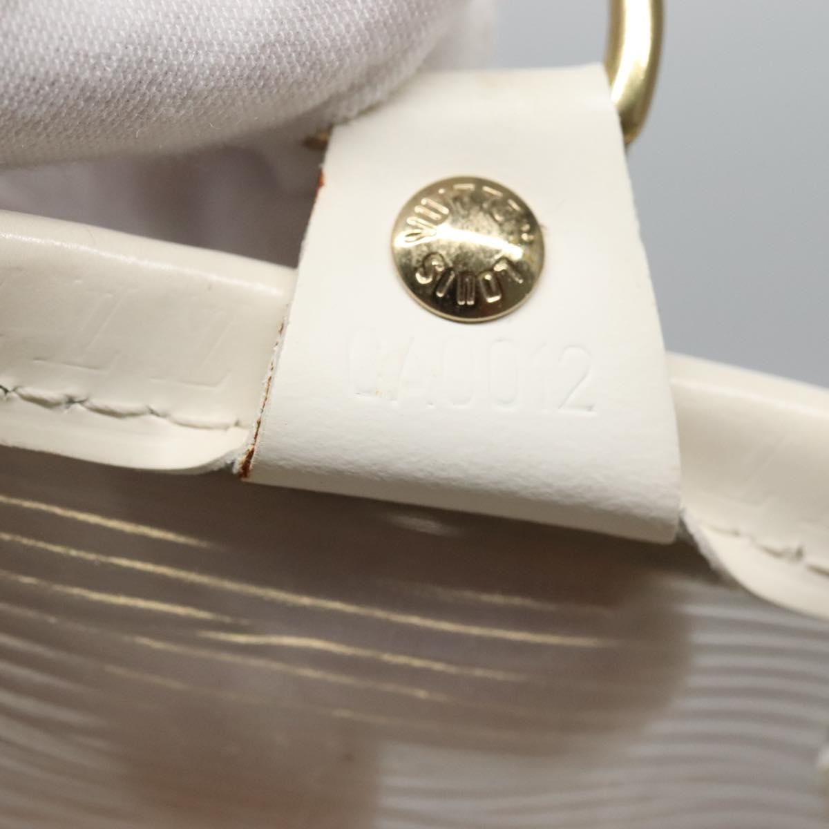 Louis Vuitton Plage Lagoon Bay Handbag Vinyl Epi Leather, WHITE, LEATHER, Handbag