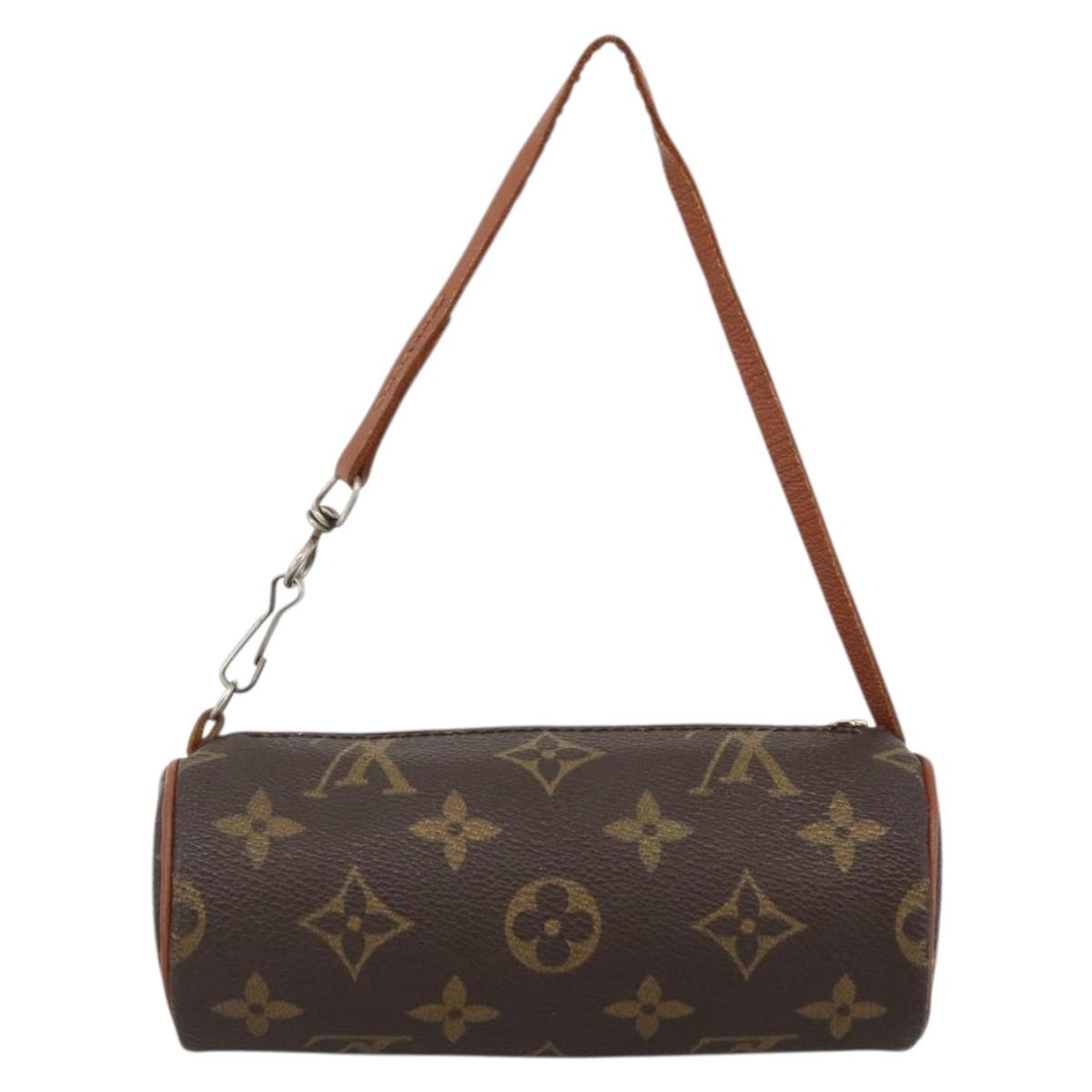 Louis Vuitton Papillon Pochette Monogram Canvas, BROWN, CANVAS, Clutche & pouche