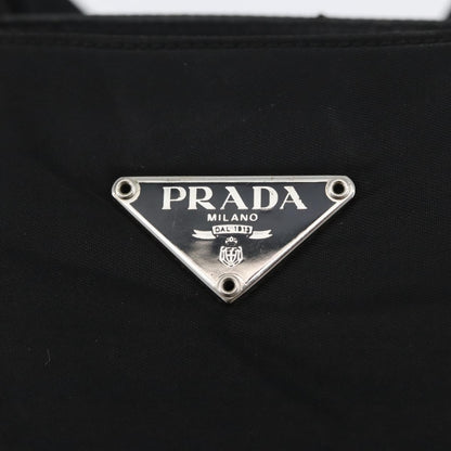 Prada Vintage Tote Nylon, Black, Nylon, Tote Bag