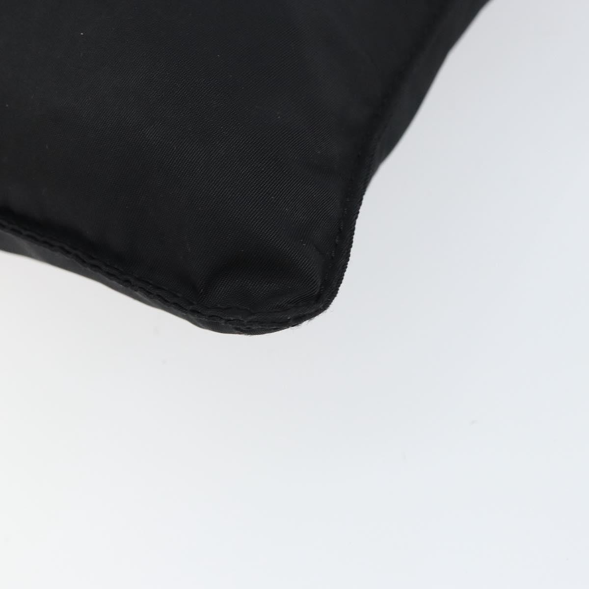 Prada Flat Messenger Bag Tessuto, BLACK, NYLON, Shoulder bag