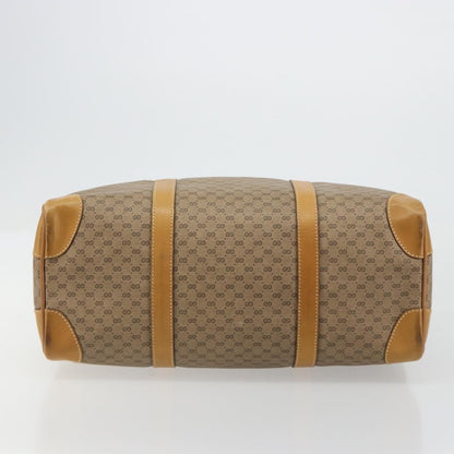 Gucci Vintage Travel bag GG Canvas, Beige, PVC, Travel Bag