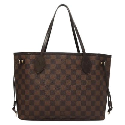 Louis Vuitton Neverfull Tote Damier, BROWN, CANVAS, Tote bag