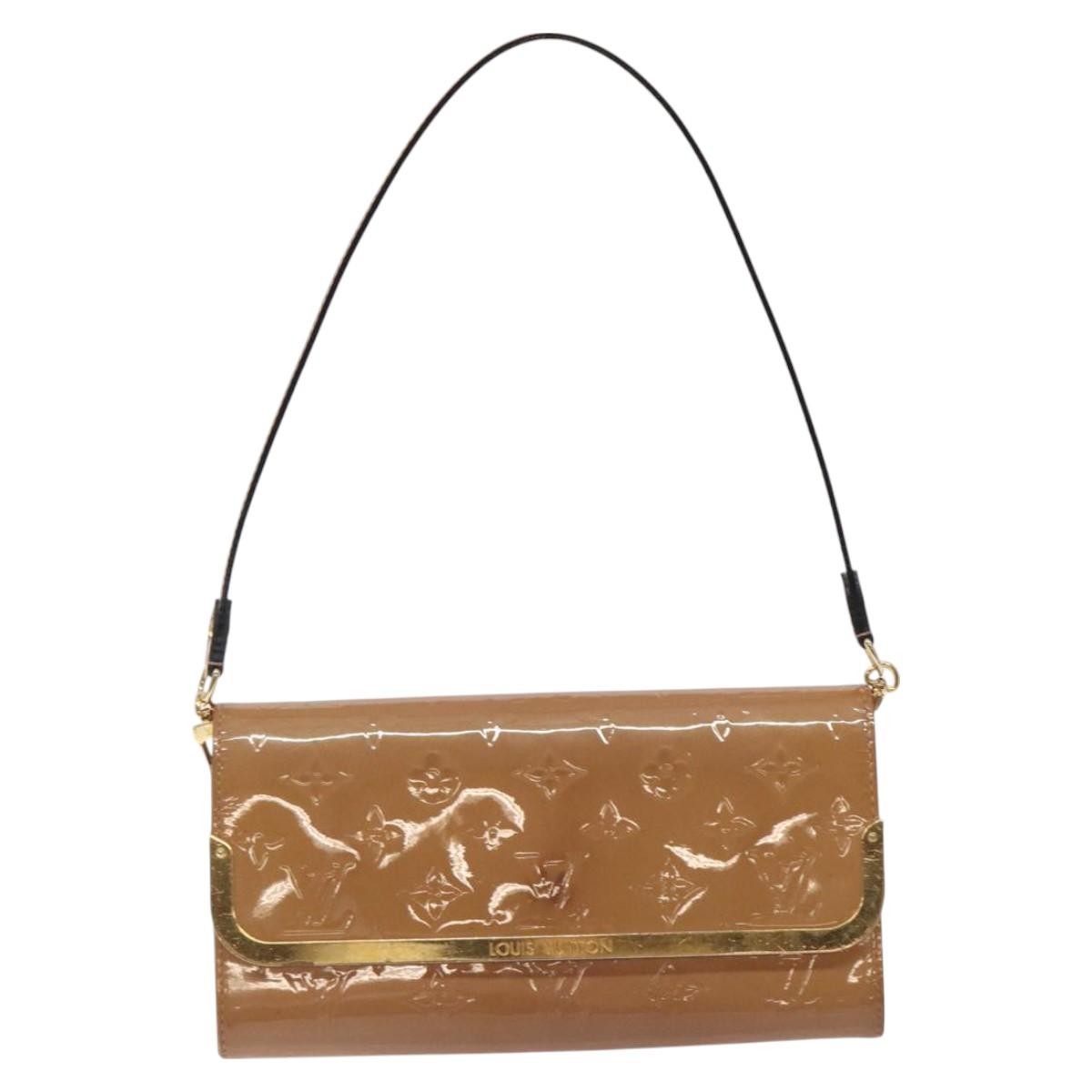 Louis Vuitton Rossmore Handbag Monogram Vernis, BROWN, PATENT_LEATHER, Shoulder bag