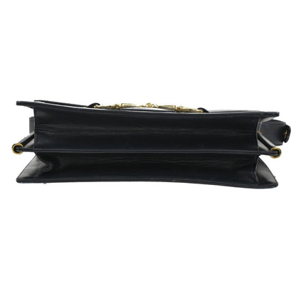 Celine Horse Carriage Shoulder bag Canvas and Leather, Navy, Canvas, Shoulder Bag
