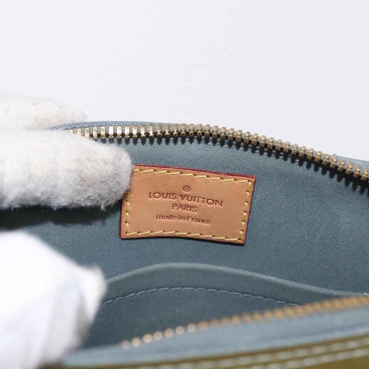 Louis Vuitton Alma Handbag Patent Leather, KHAKI, PATENT_LEATHER, Handbag