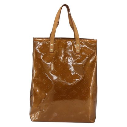 Louis Vuitton Reade Handbag Monogram Vernis, BROWN, PATENT_LEATHER, Tote bag