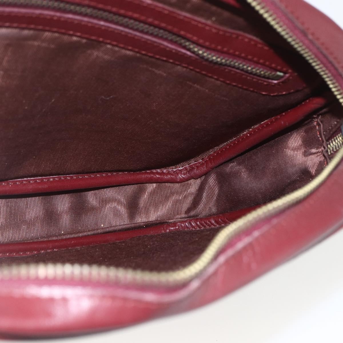 cartier Must de Cartier Shoulder Bag Leather, BURGUNDY, LEATHER, Shoulder bag