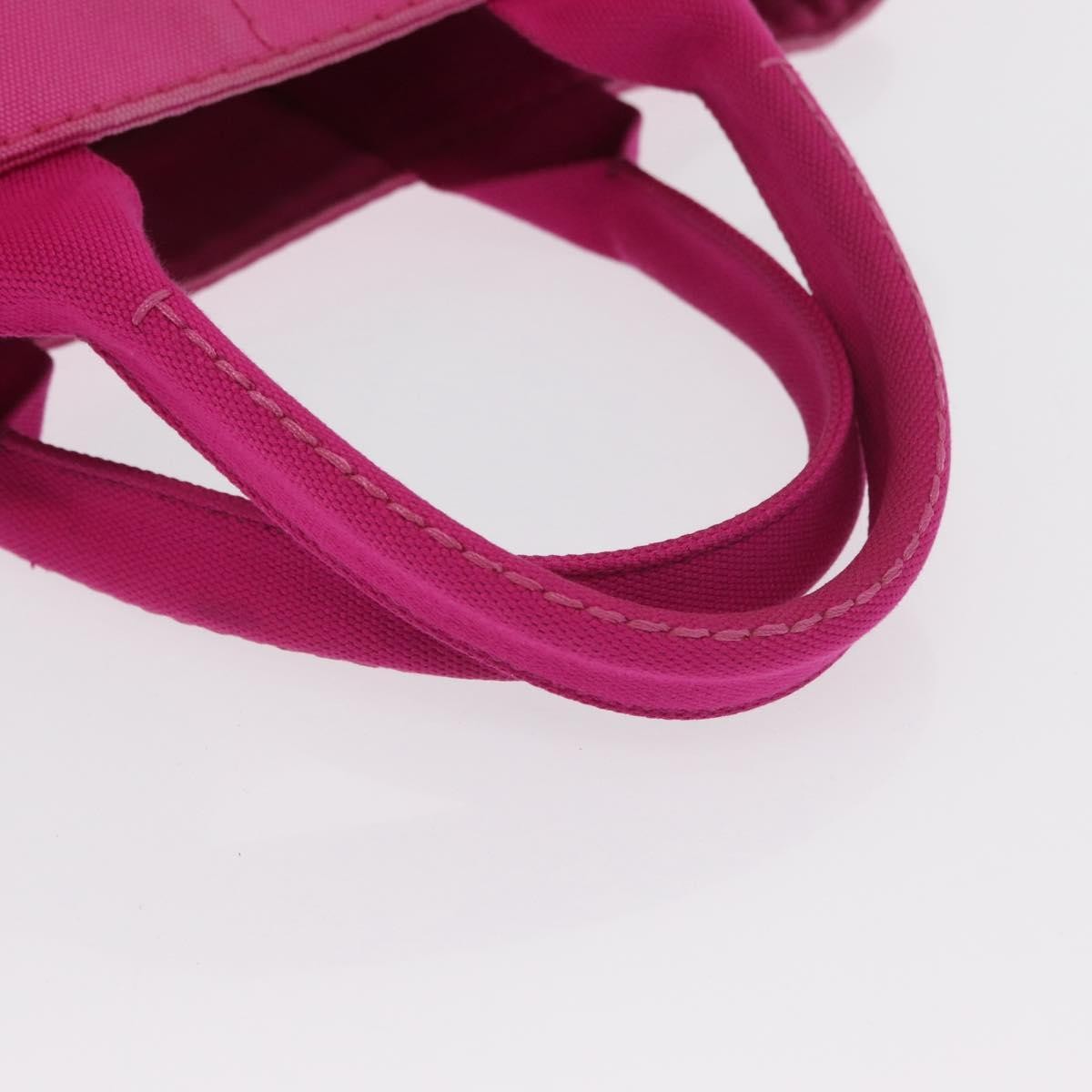 Prada Canapa Open Tote Canvas, PINK, CANVAS, Tote bag