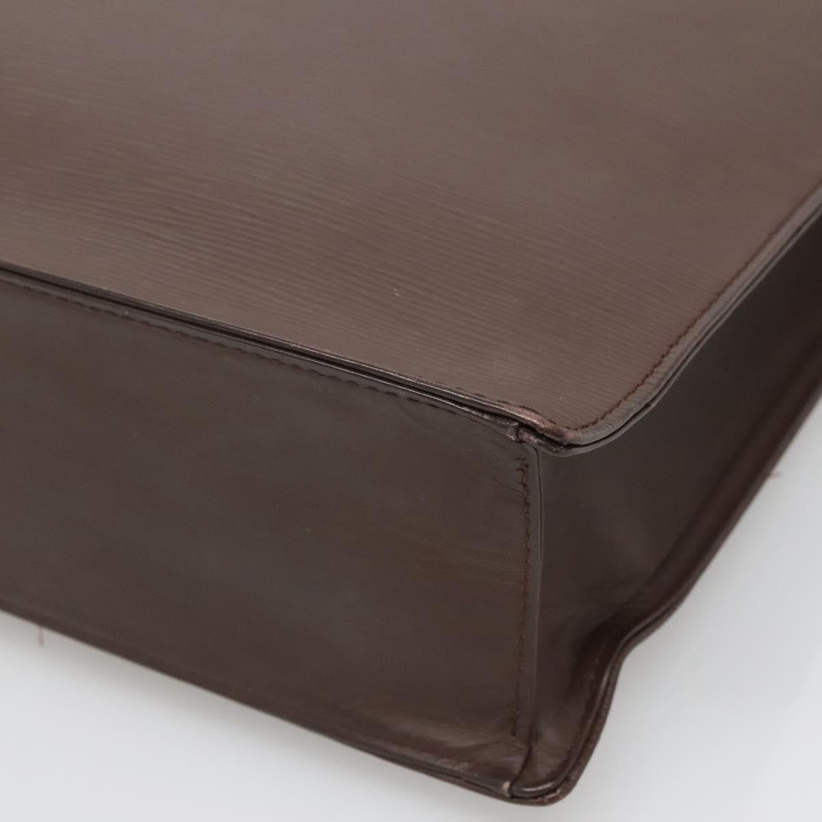 Louis Vuitton Sac Plat Bag Epi Leather, BROWN, LEATHER, Handbag