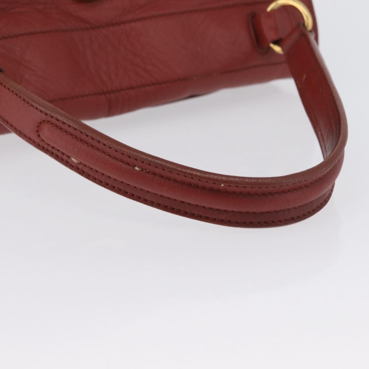 Saint Laurent Muse Two Bag Leather, Red, Leather, Handbag
