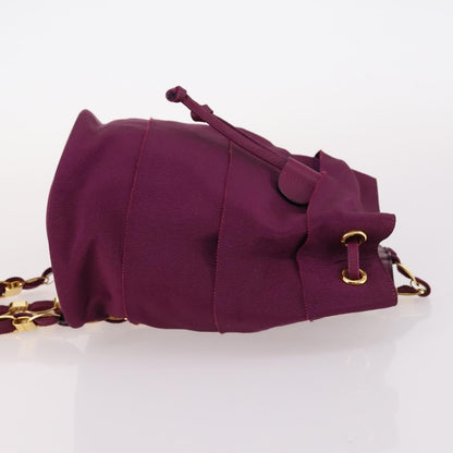 Salvatore Ferragamo Vala Backpack Canvas, PURPLE, CANVAS, Backpack