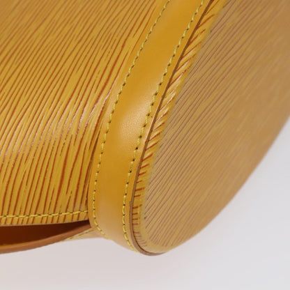 Louis Vuitton Saint Jacques Handbag Epi Leather, YELLOW, LEATHER, Handbag