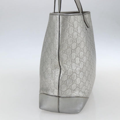 Gucci Plus Tote Guccissima Leather, SILVER, LEATHER, Tote bag