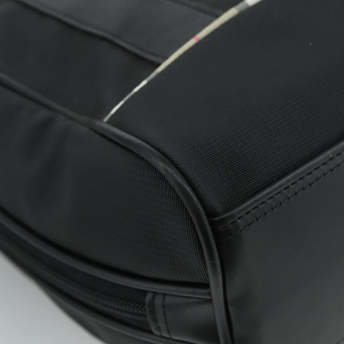 Burberry Golf handbag Nylon, BLACK, NYLON, Handbag