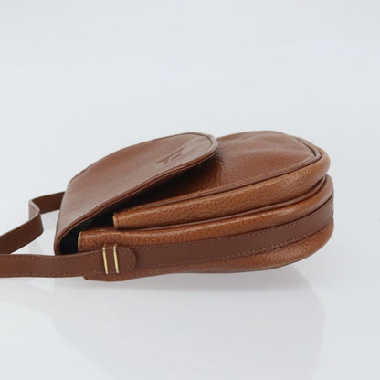 Burberry Vintage Shoulder Bag Leather, BROWN, LEATHER, Shoulder bag