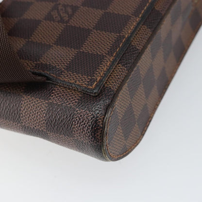Louis Vuitton Geronimos Waist Bag Damier, BROWN, CANVAS, Clutche & pouche