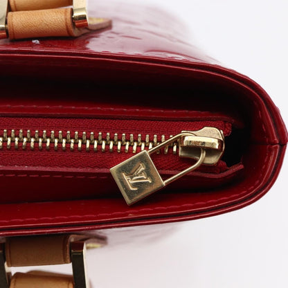Louis Vuitton Houston Handbag Monogram Vernis, RED, PATENT_LEATHER, Handbag