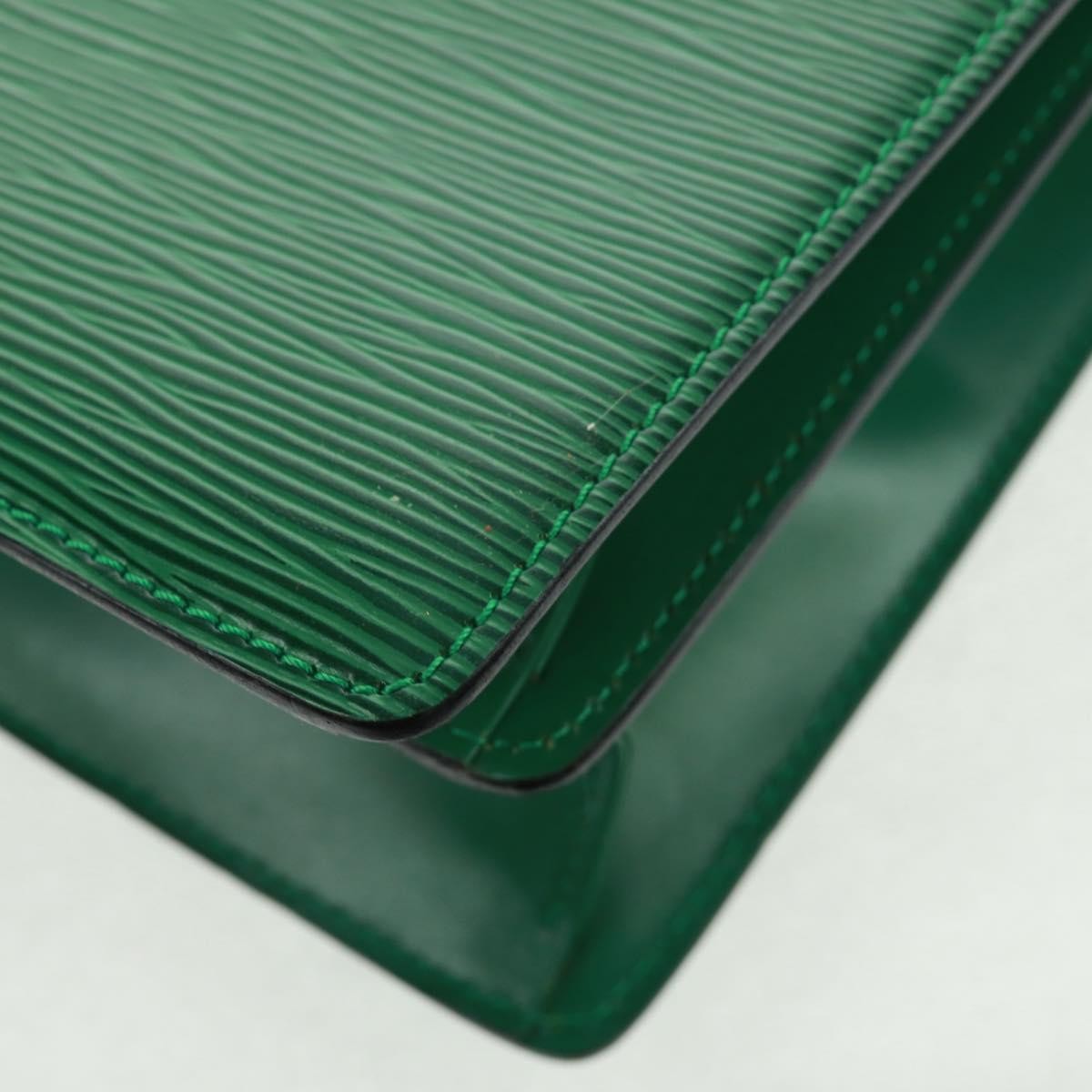Louis Vuitton Capucines Shoulder Bag Epi Leather, GREEN, LEATHER, Shoulder bag