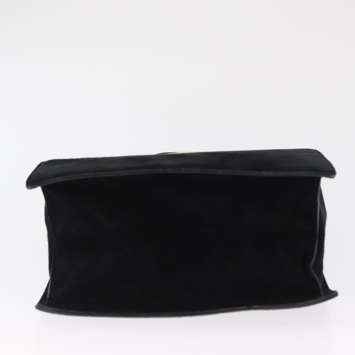 Prada Vintage Handbag Suede, BLACK, SUEDE, Handbag