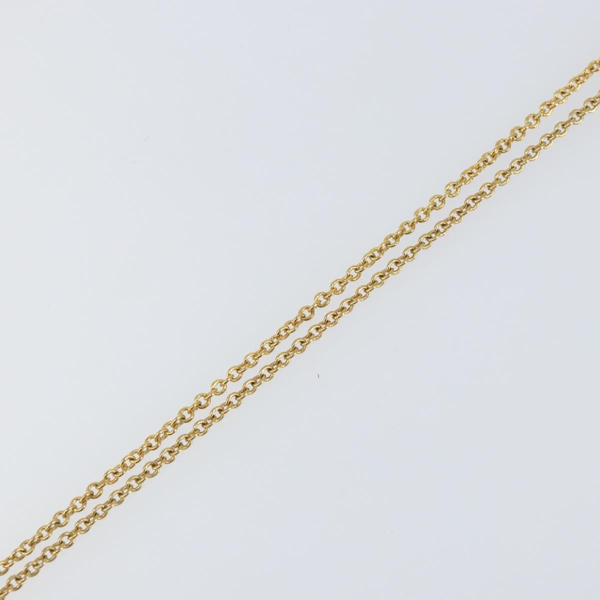Christian Dior D logo Pendant Necklace Metal, GOLD, METAL, Necklace