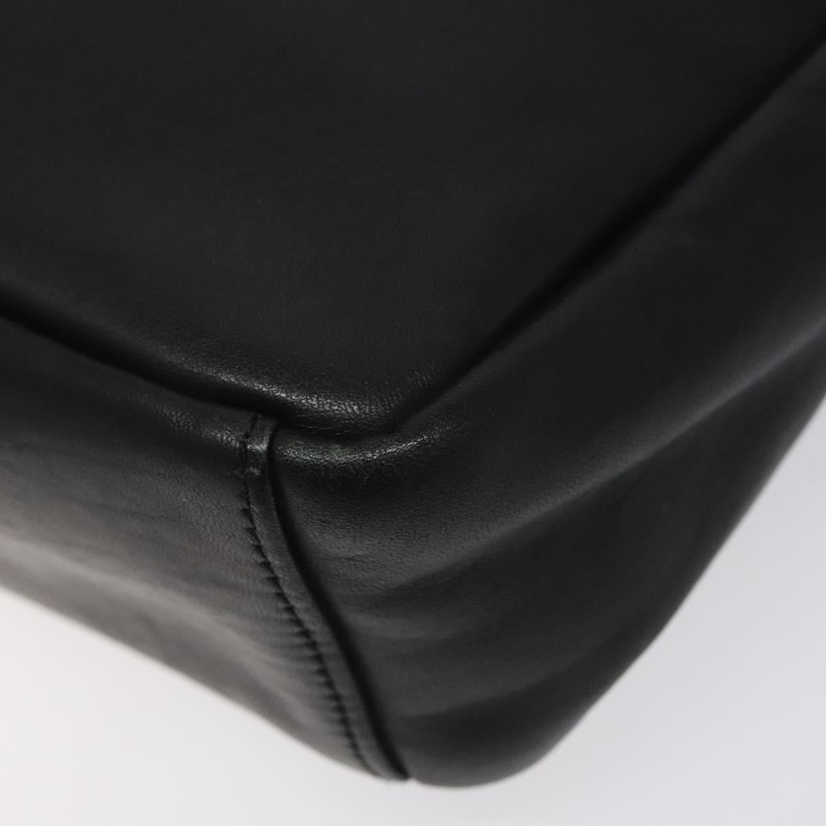 Balenciaga Vintage Pouch Leather, BLACK, LEATHER, Clutche & pouche
