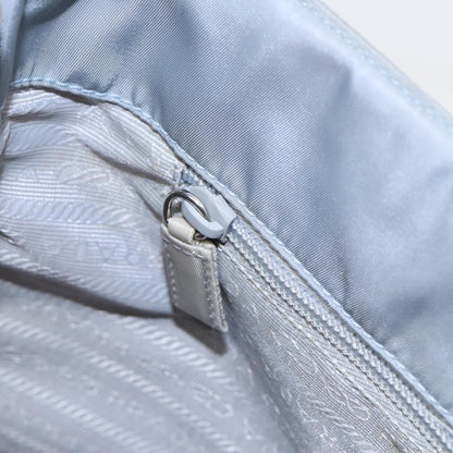 Prada Vintage Tote Tessuto, BLUE, NYLON, Tote bag